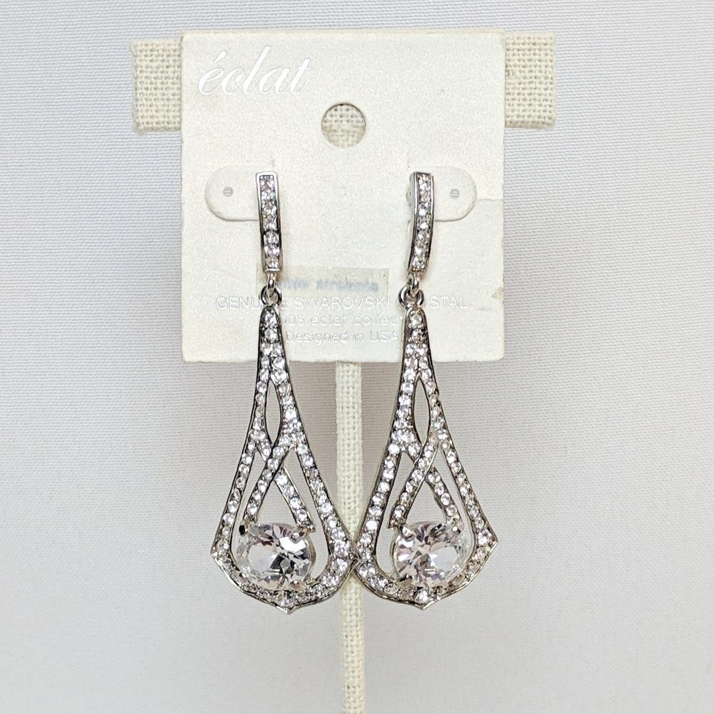 Eclat Chandelier CZ Drop Earrings Fantastic!